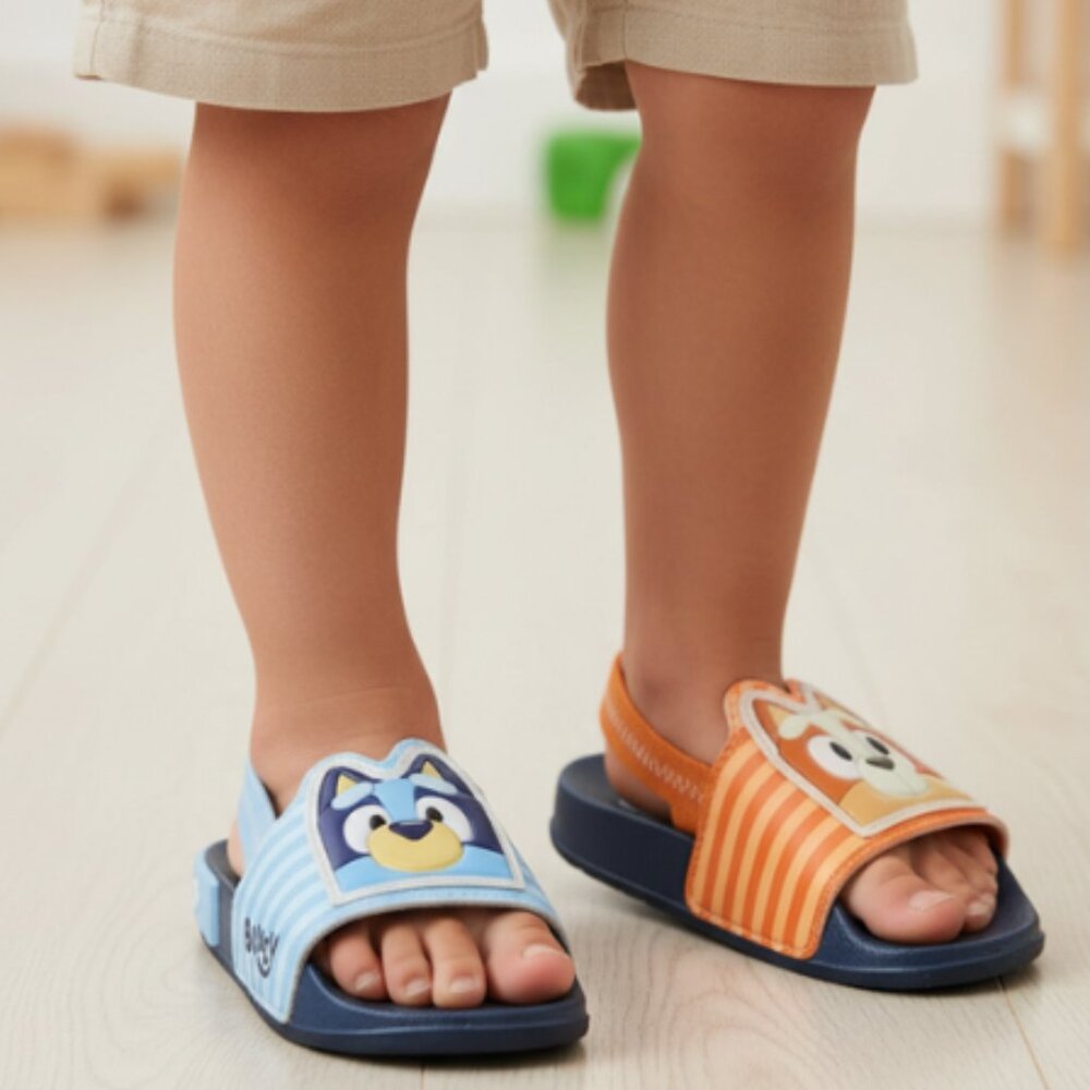 Bluey Bingo Toddler Slides Sandals Size 5T Kids Cartoon Slip On Summer Shoes